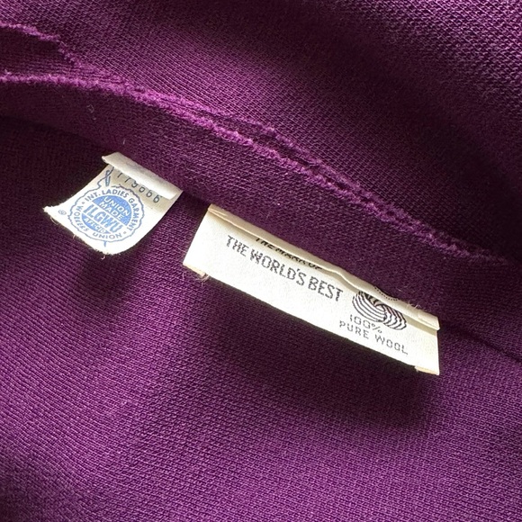 vintage mod 60s Rona shift dress coat set wool size medium - Picture 12 of 16